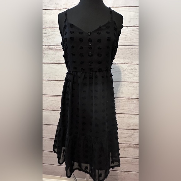 Grace Karin Women’s Black Polka Dot Dress - Size Medium,Summer Dresses,Elegant - Picture 1 of 4